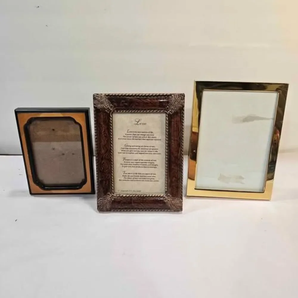 Set of 3 Assorted Picture Frames